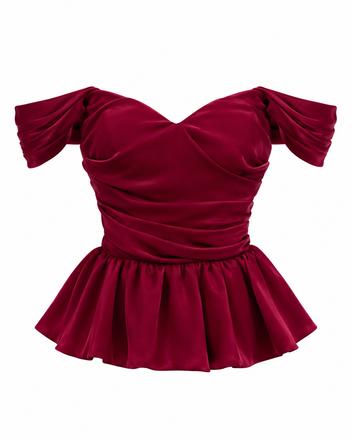The NOA Corset - Burgundy